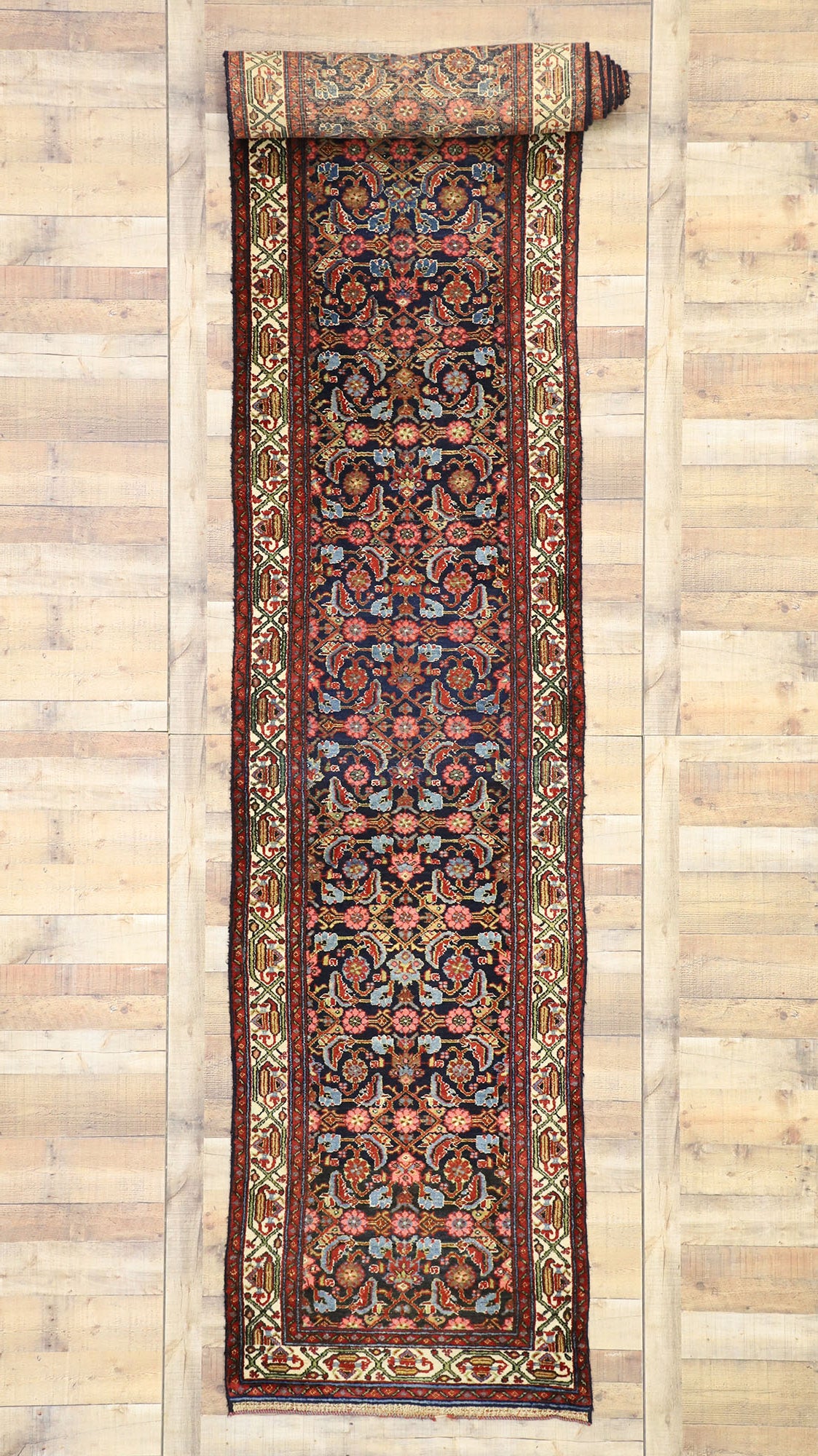 3 x 20 Antique Persian Malayer Rug 77217