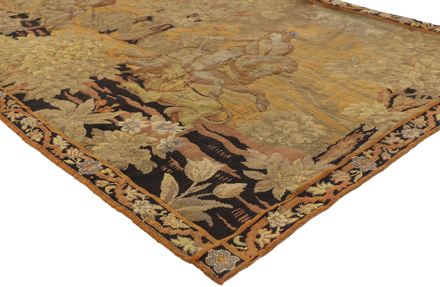 4 x 6 Antique English Tapestry 77220