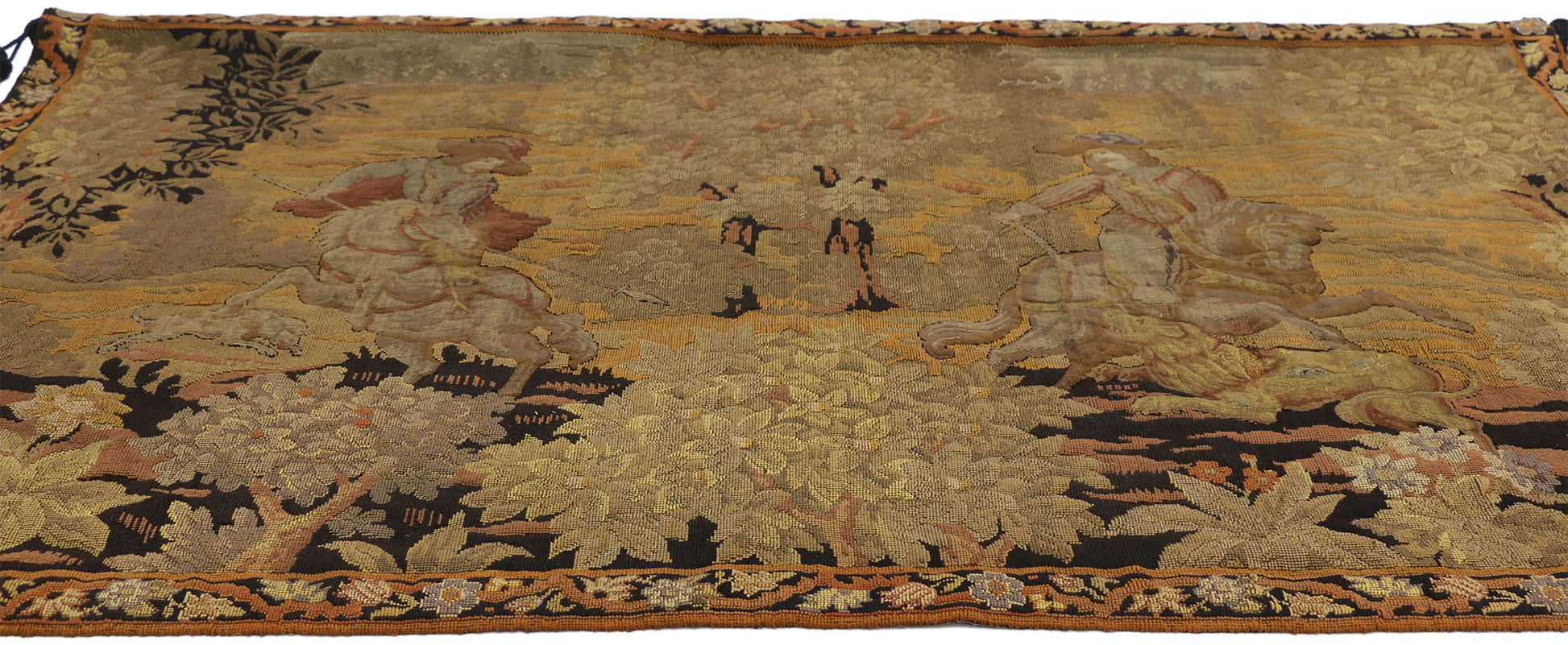 4 x 6 Antique English Tapestry 77220