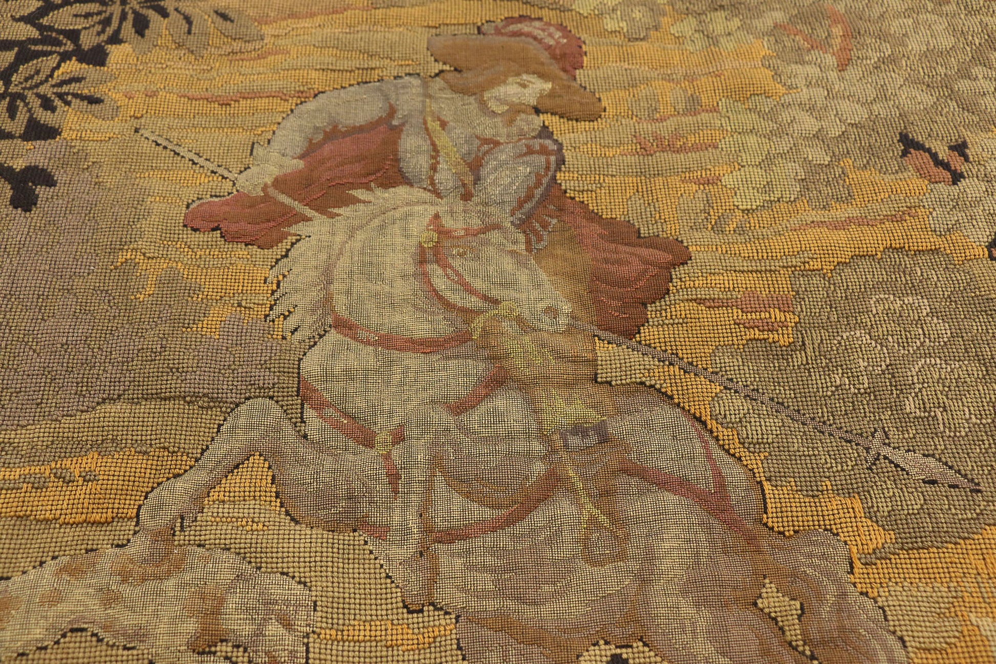 4 x 6 Antique English Tapestry 77220