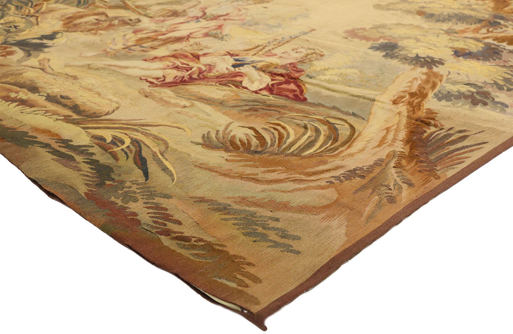 6 x 7 Antique French Tapestry 77221