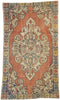 4 x 8 Vintage Turkish Oushak Rug 77222