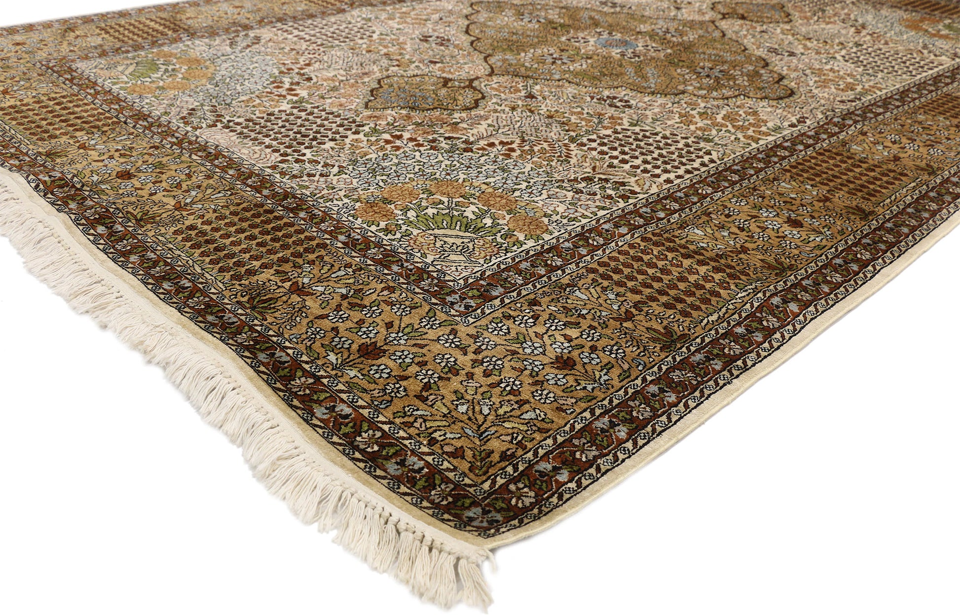 6 x 9 Vintage Kashmir Rug 77224