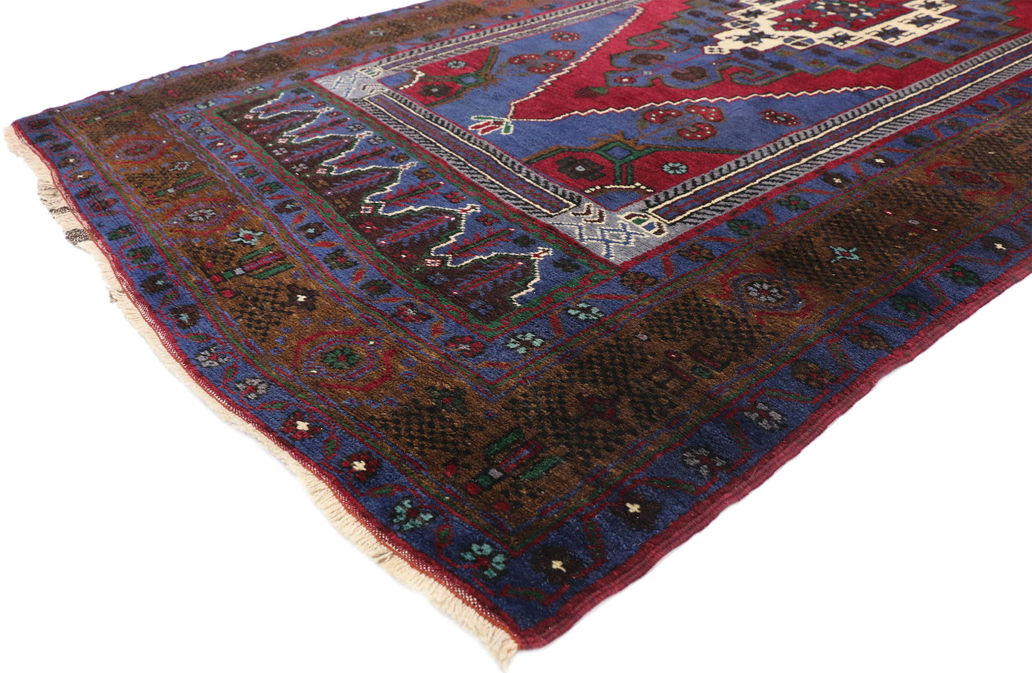 5 x 10 Vintage Turkish Oushak Rug 77226
