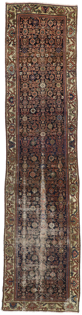 4 x 16 Antique Hamadan Rug 77227