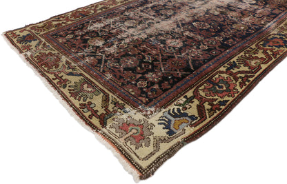 4 x 16 Antique Hamadan Rug 77227