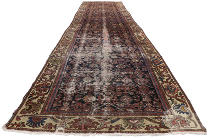 4 x 16 Antique Hamadan Rug 77227