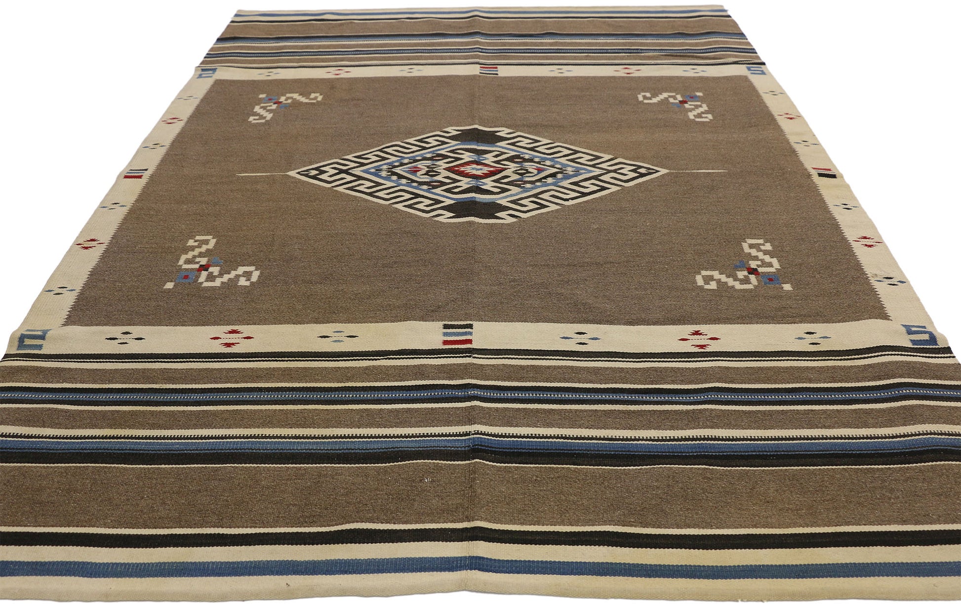 5 x 6 Vintage Mexican Kilim Rug 77232