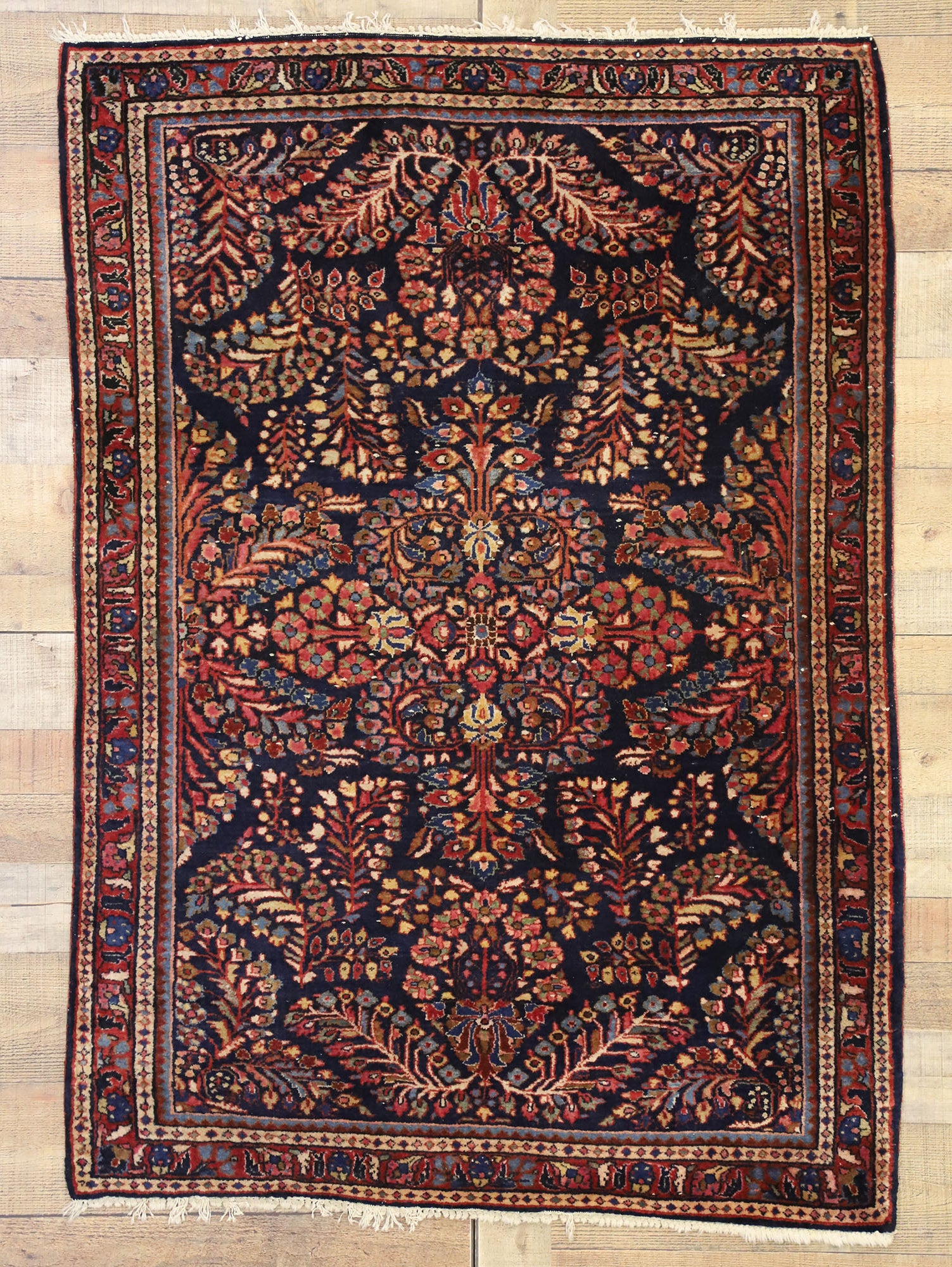 3 x 5 Antique Sarouk 77234