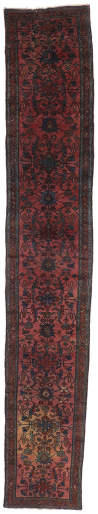 3 x 16 Antique Persian Lilihan Rug Runner 77236