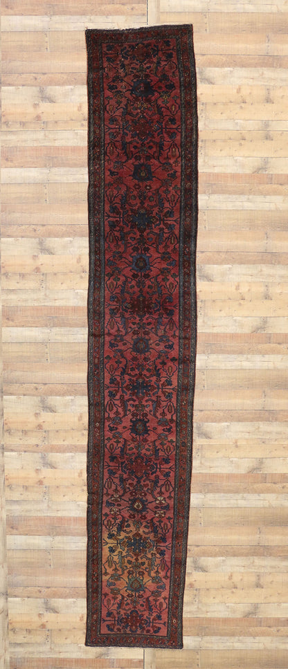 3 x 16 Antique Persian Lilihan Rug Runner 77236