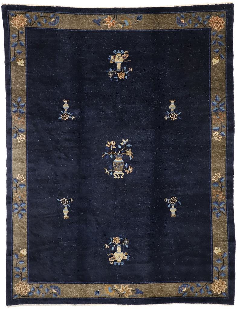 9 x 12 Antique Chinese Peking Rug 77238