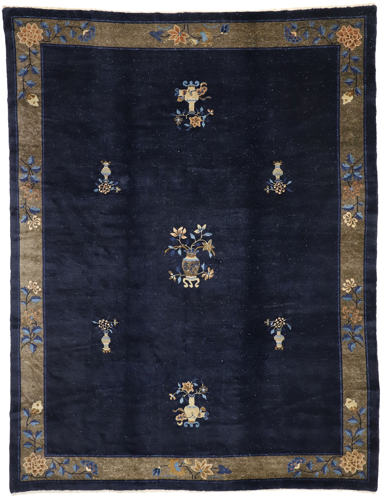 9 x 12 Antique Chinese Peking Rug 77238