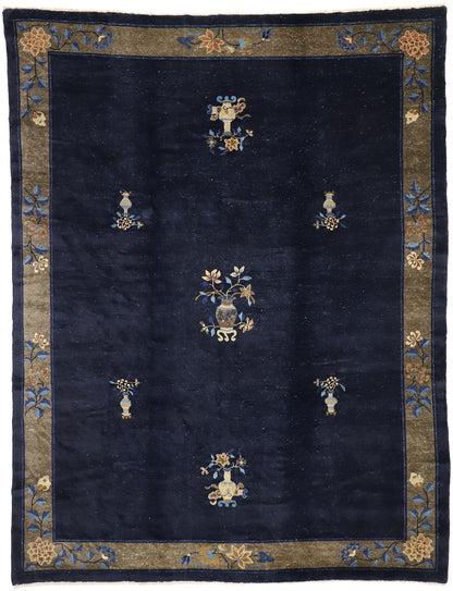 9 x 12 Antique Chinese Peking Rug 77238