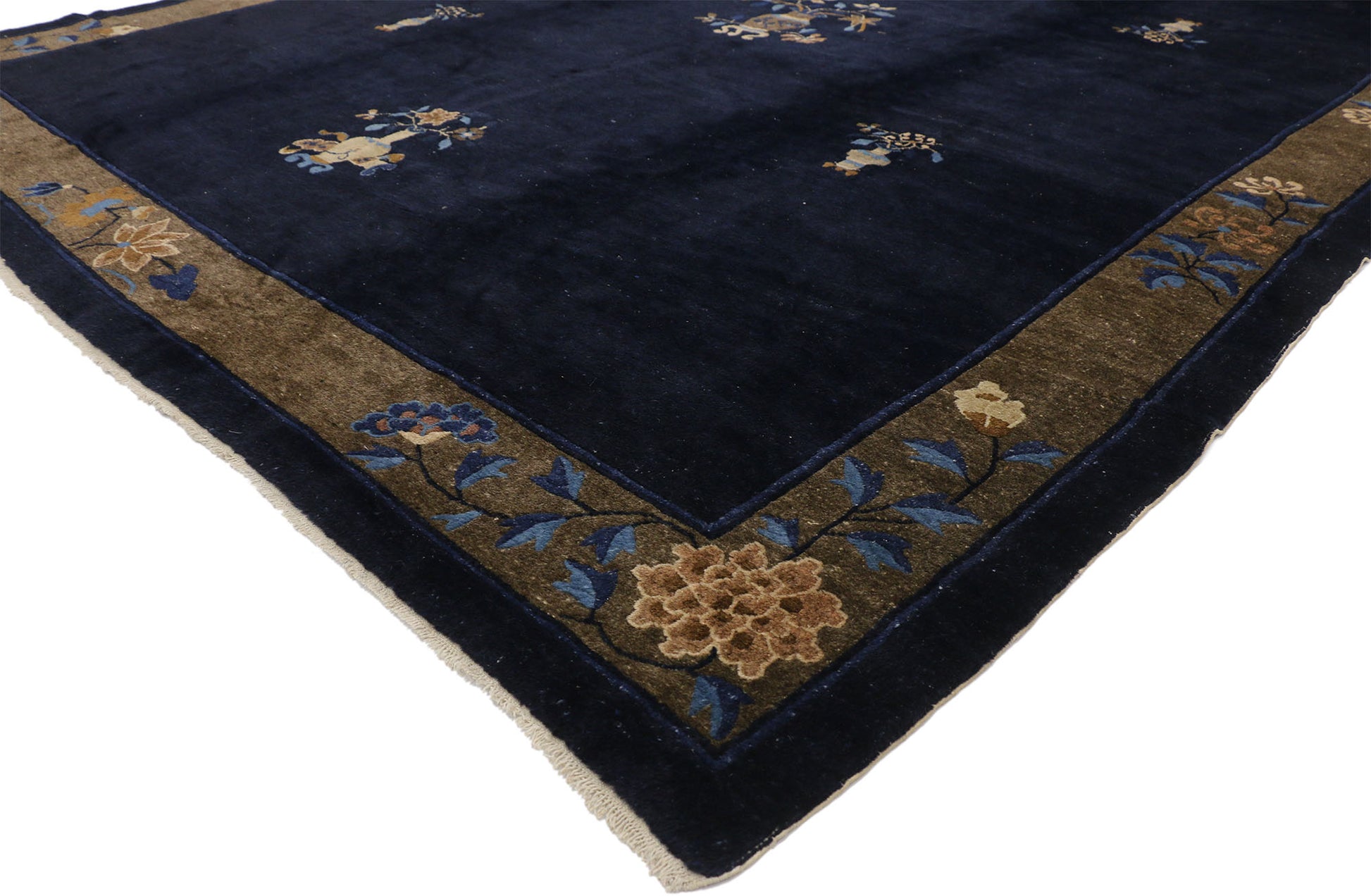 9 x 12 Antique Chinese Peking Rug 77238