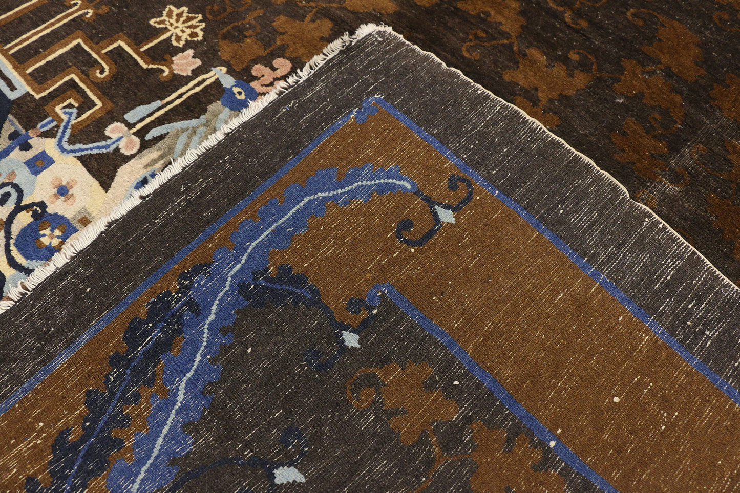 9 x 11 Antique Chinese Peking Rug 77239