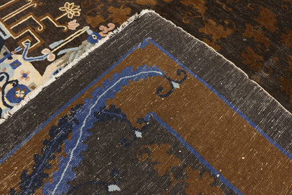 9 x 11 Antique Chinese Peking Rug 77239