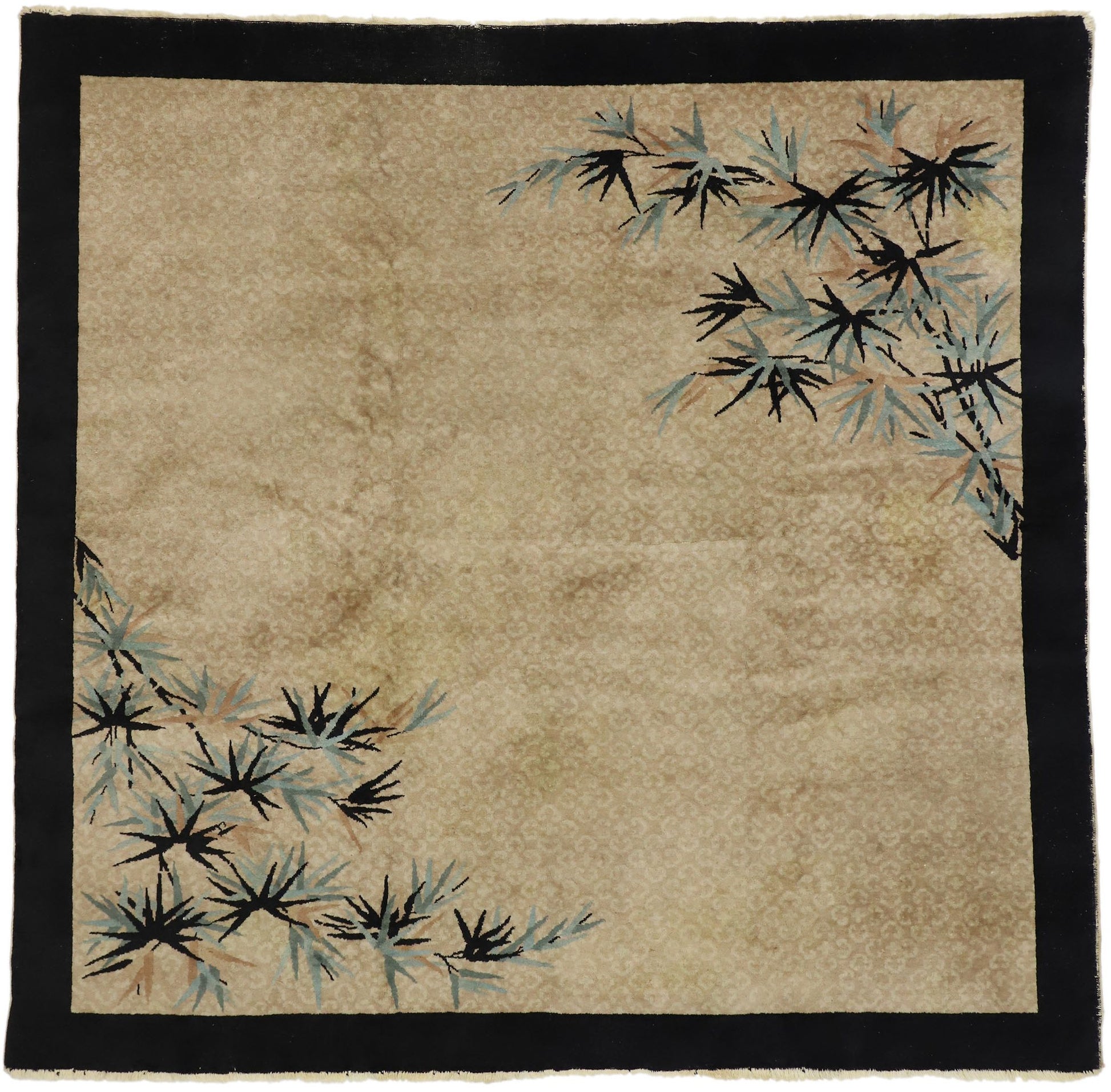 8 x 8 Antique Chinese Art Deco Rug 77240