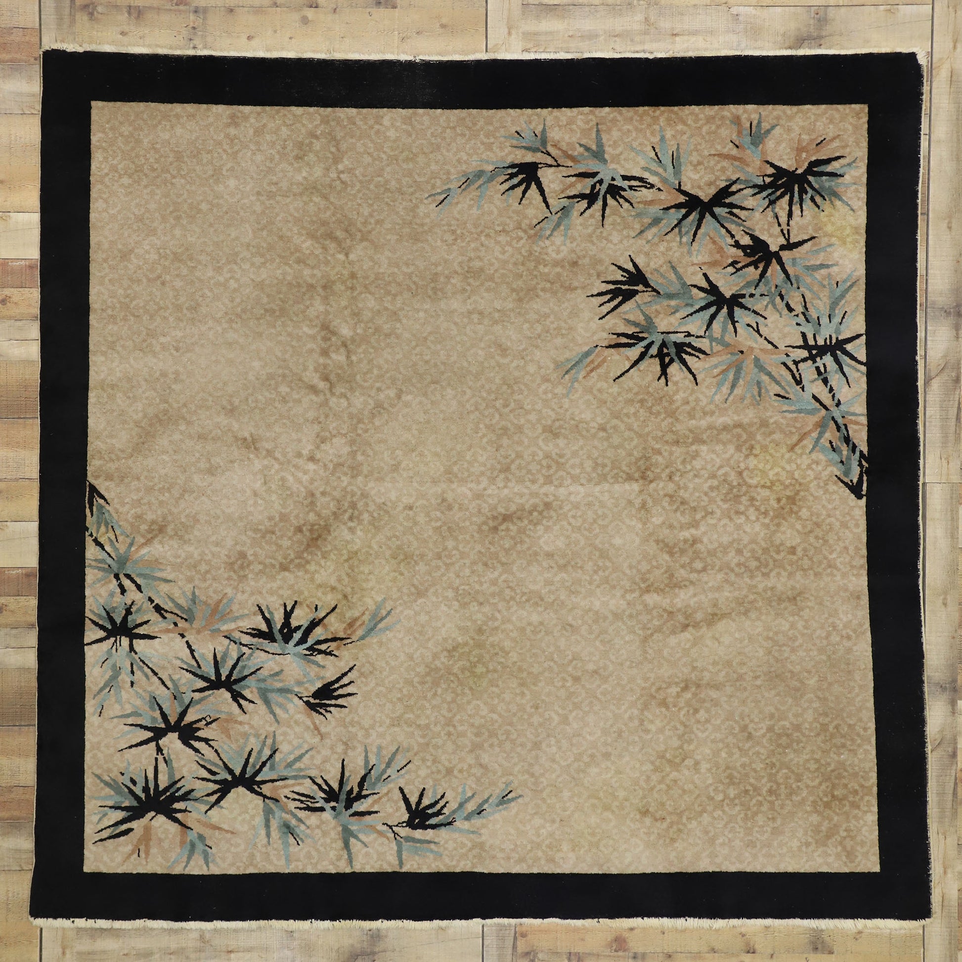 8 x 8 Antique Chinese Art Deco Rug 77240
