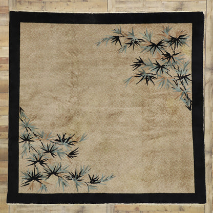 8 x 8 Antique Chinese Art Deco Rug 77240