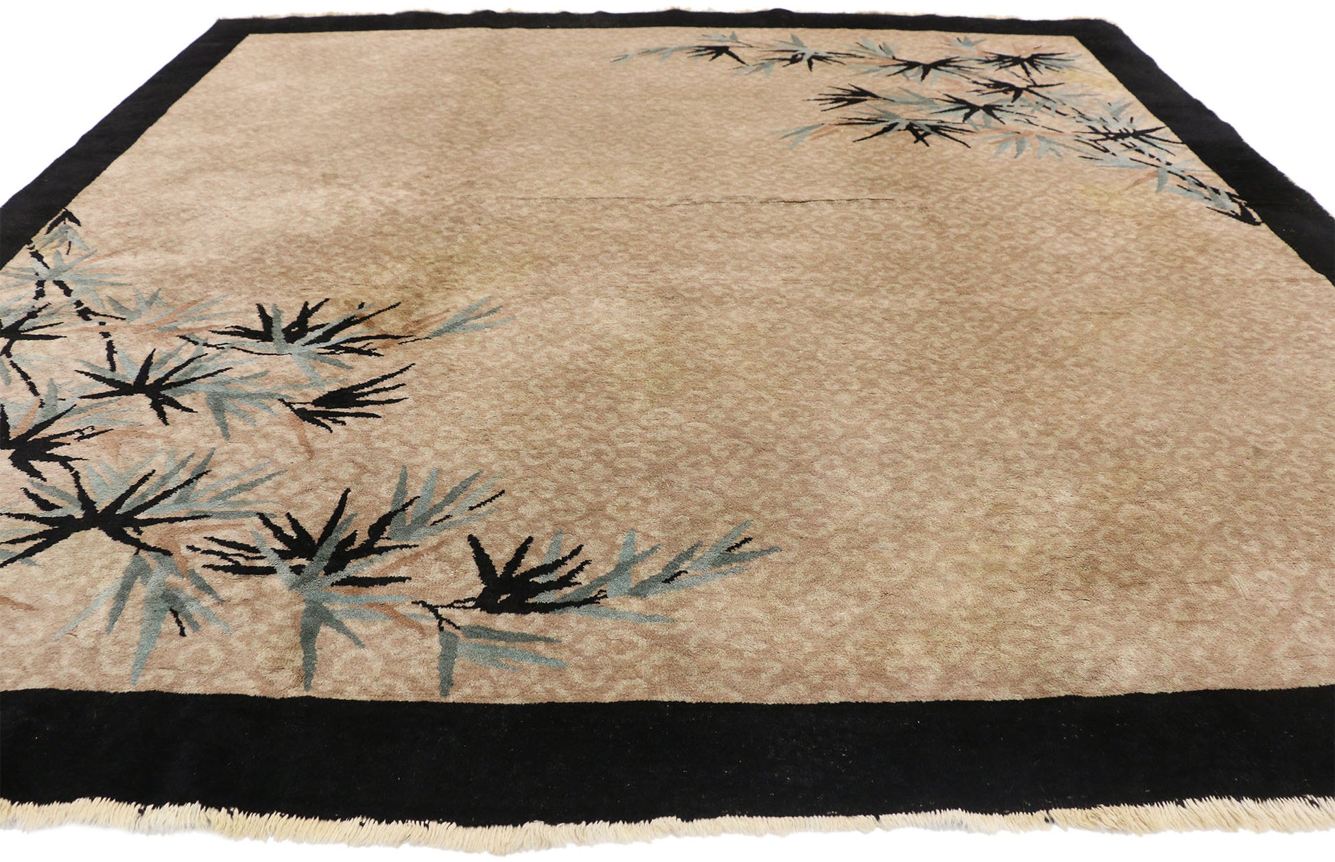 8 x 8 Antique Chinese Art Deco Rug 77240