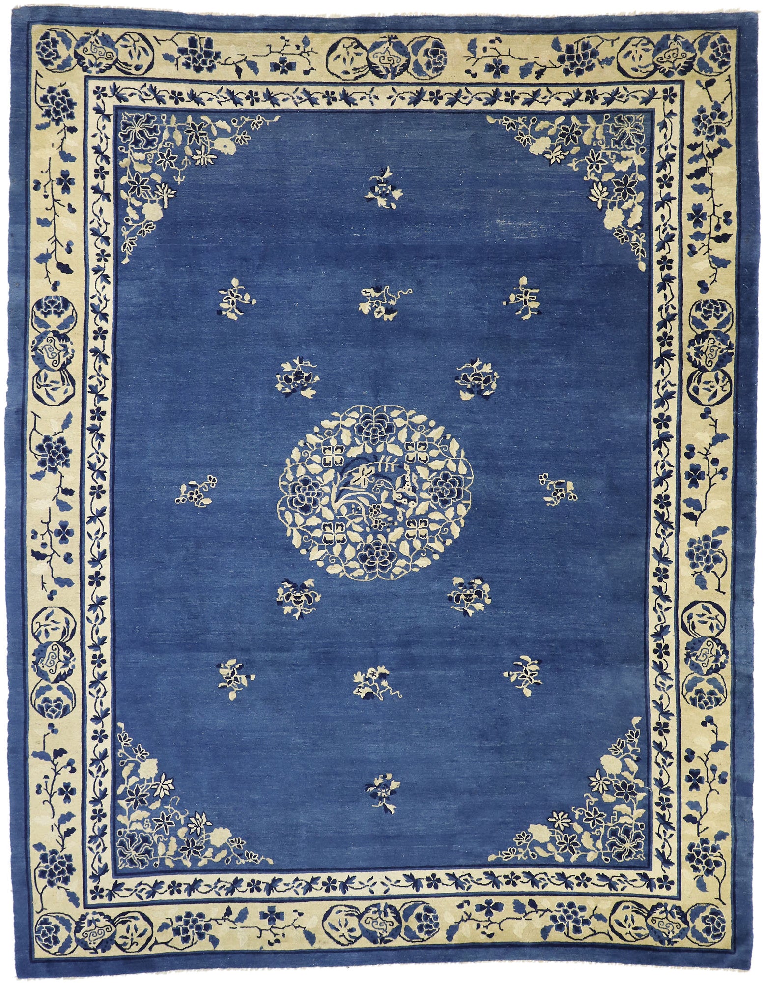9 x 11 Antique Chinese Peking Rug 77241