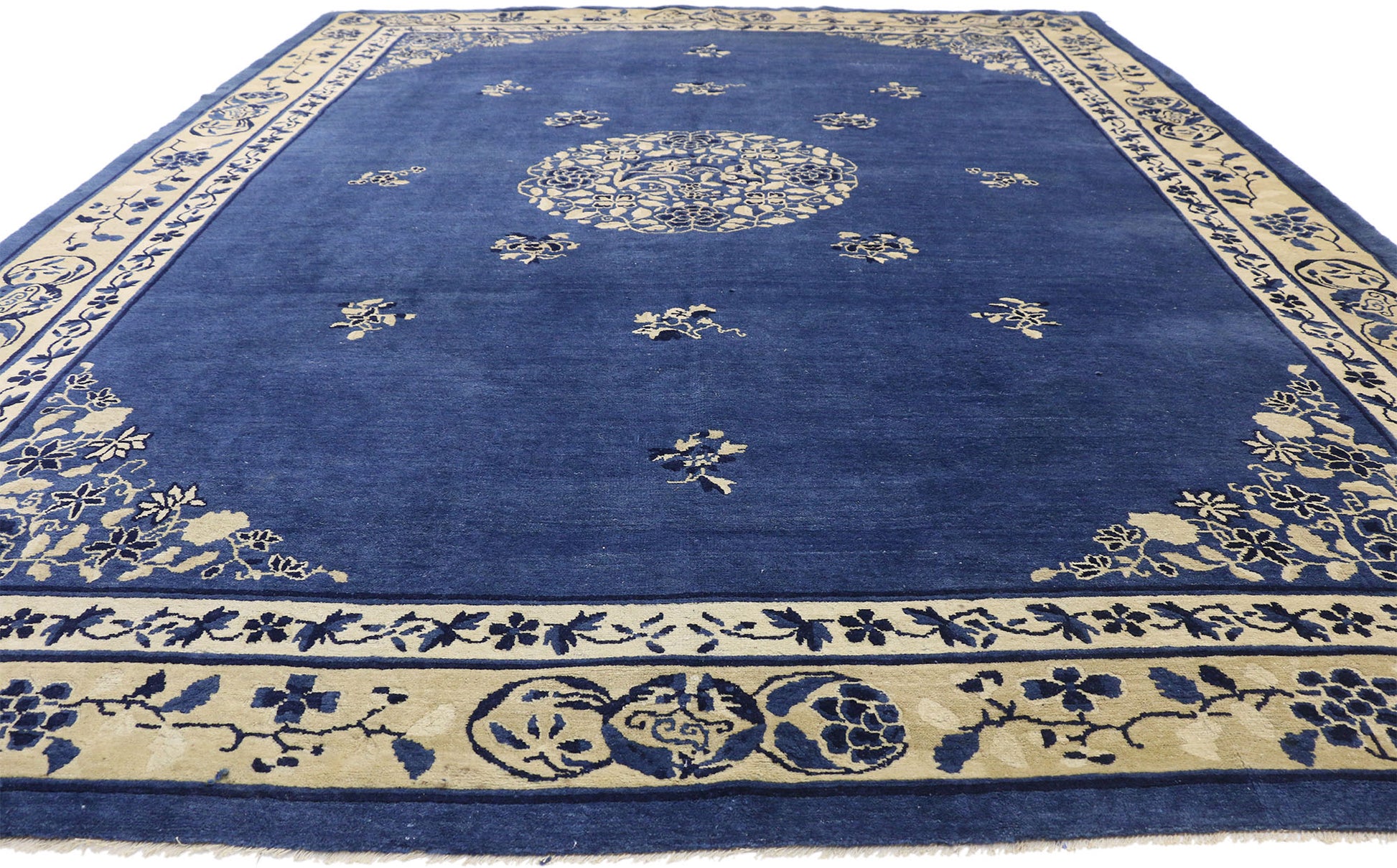9 x 11 Antique Chinese Peking Rug 77241