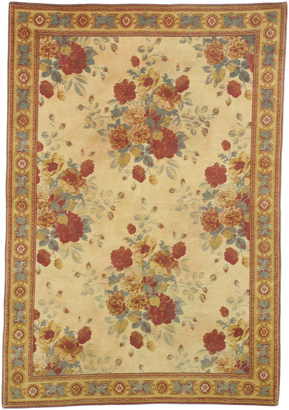 4 x 6 Vintage English Rose Tapestry 77243
