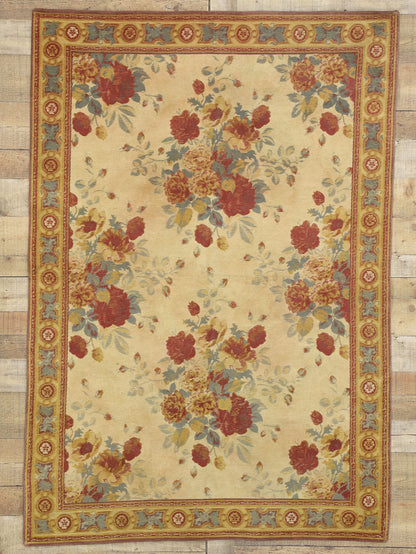 4 x 6 Vintage English Rose Tapestry 77243