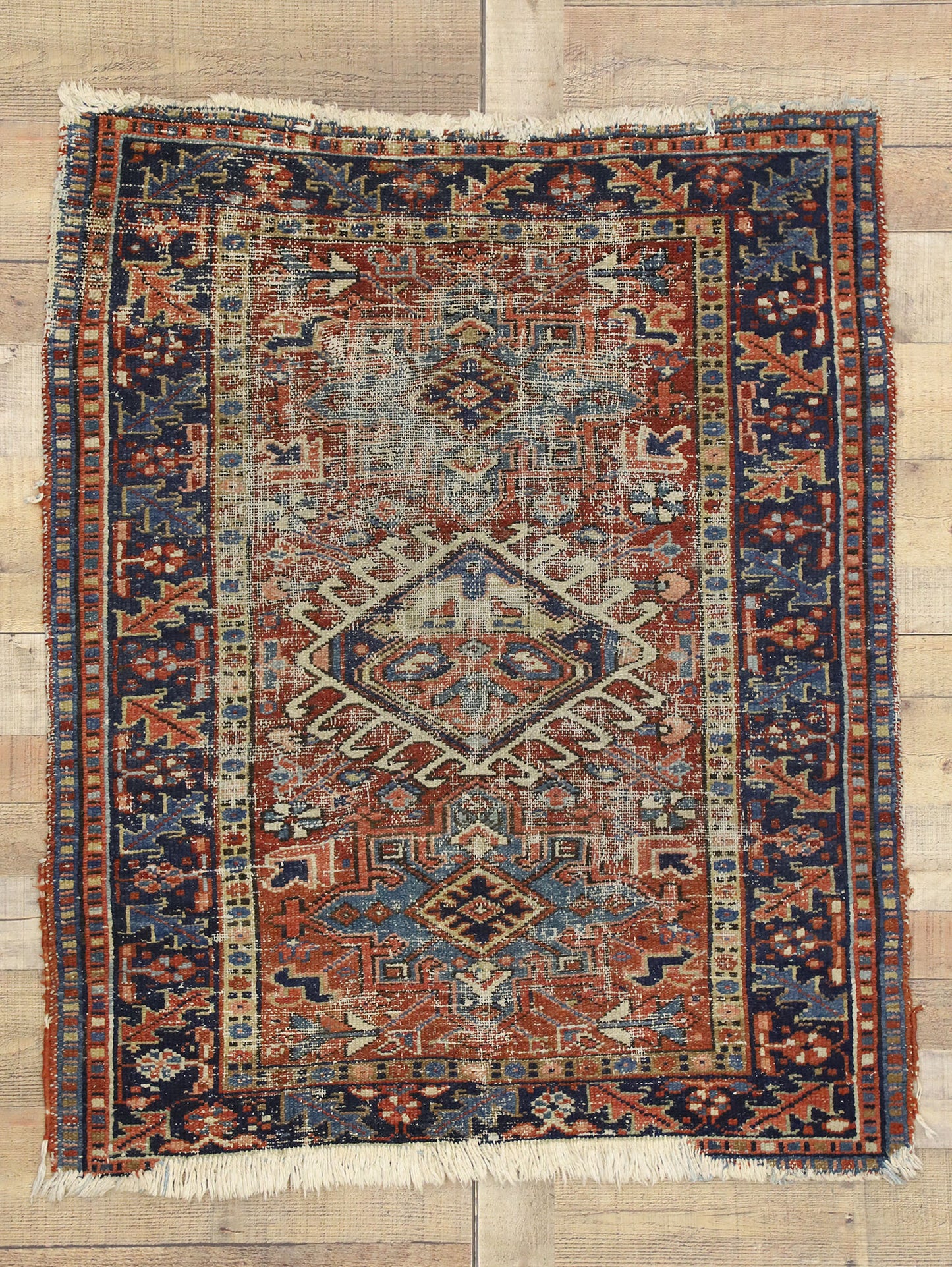 3 x 4 Antique Heriz Rug 77244