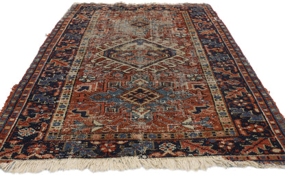 3 x 4 Antique Heriz Rug 77244