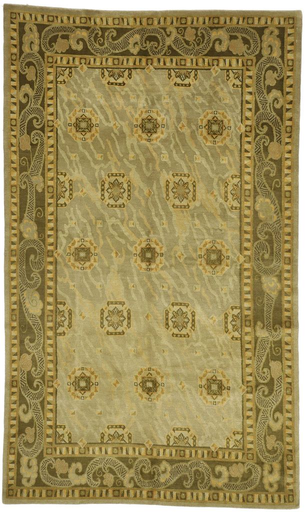 6 x 9 Vintage Neutral Tibetan Rug 77249
