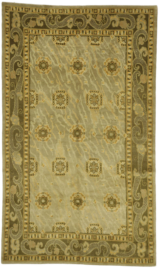 6 x 9 Vintage Neutral Tibetan Rug 77249
