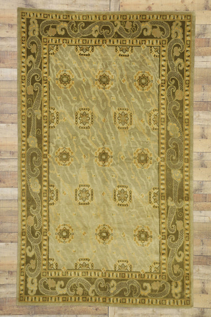 6 x 9 Vintage Neutral Tibetan Rug 77249