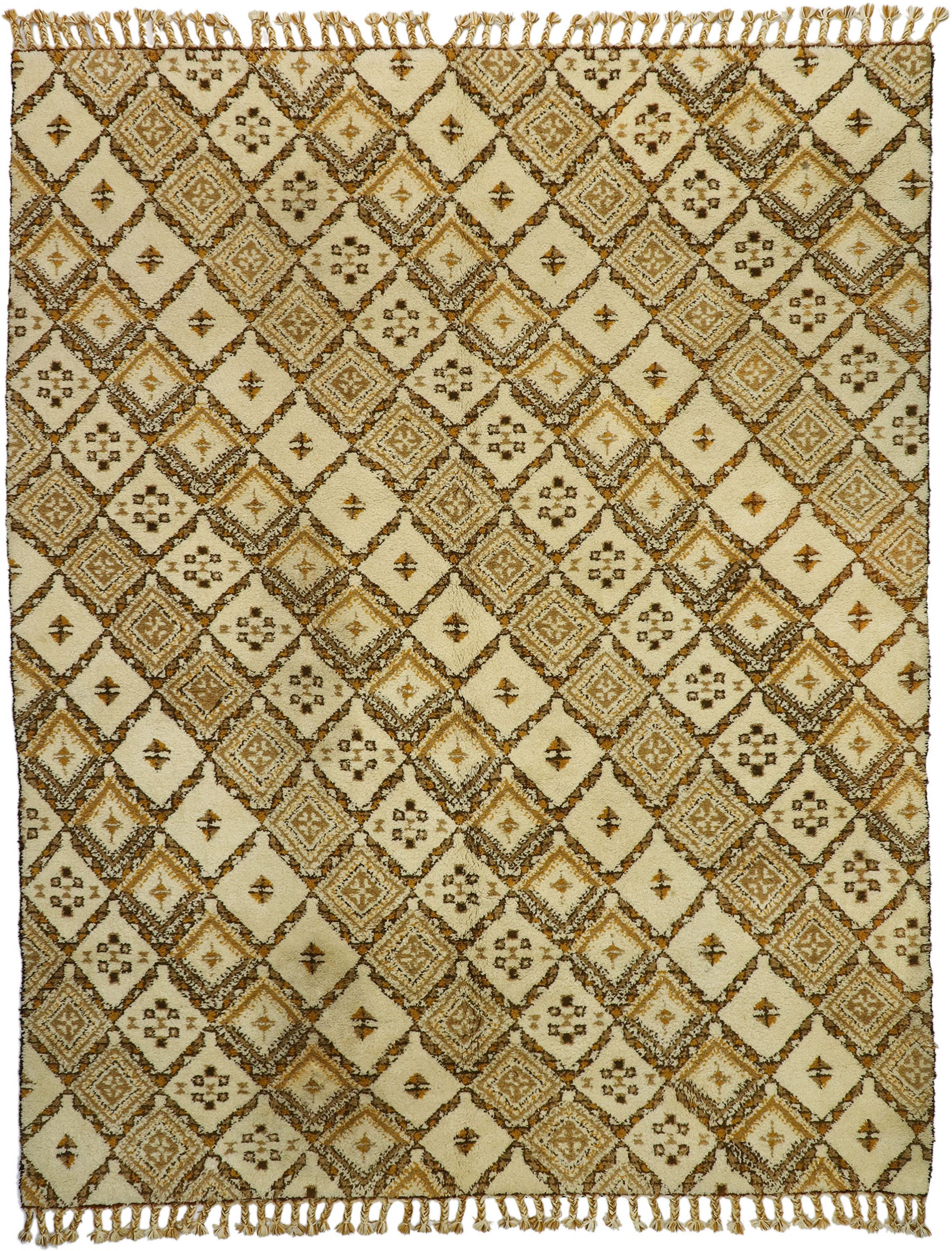 12 x 15 Vintage Rabat Moroccan Rug 77252