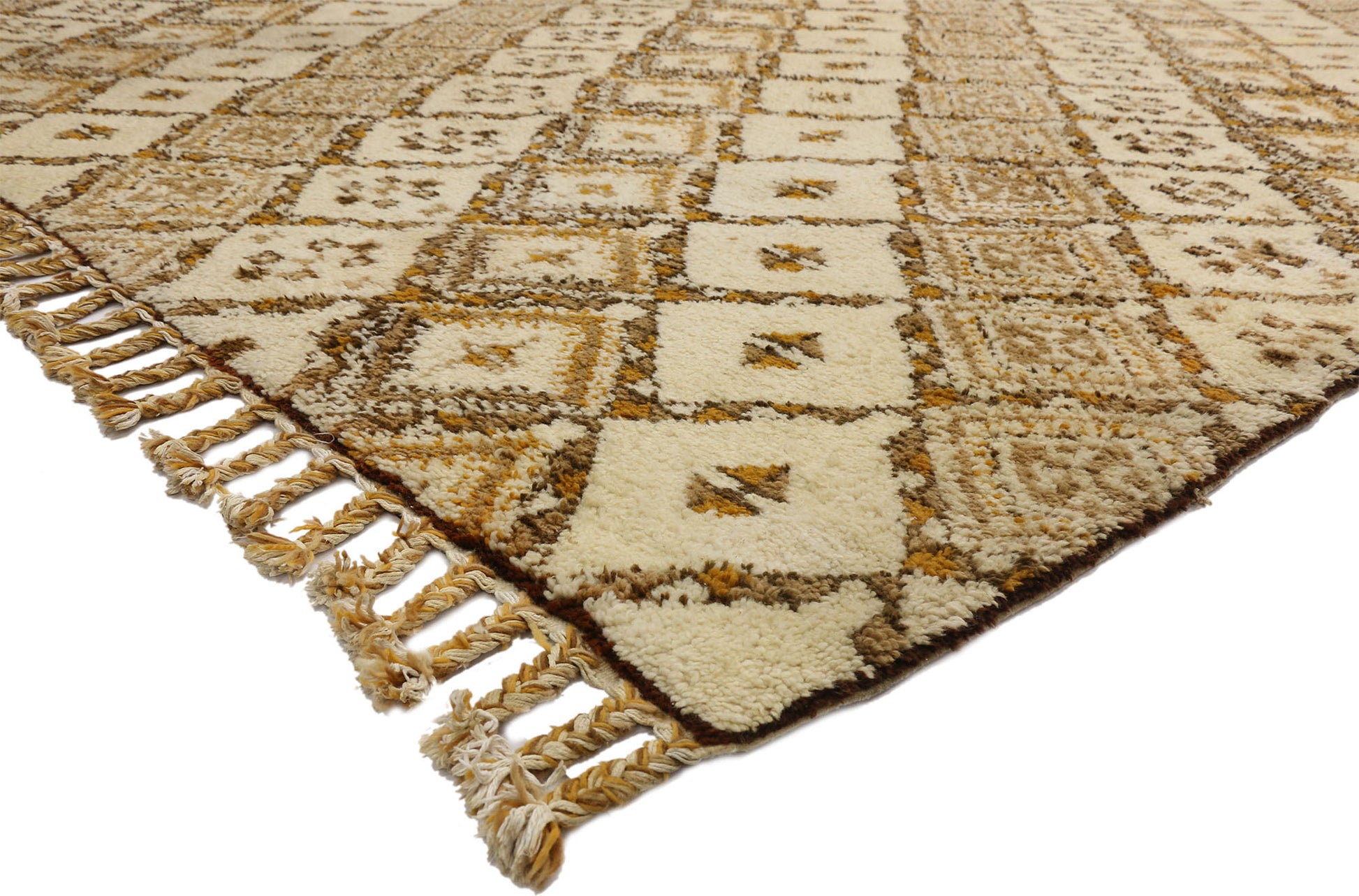 12 x 15 Vintage Rabat Moroccan Rug 77252