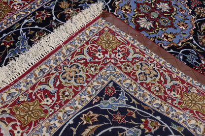 4 x 6 Vintage Isfahan Rug 77253