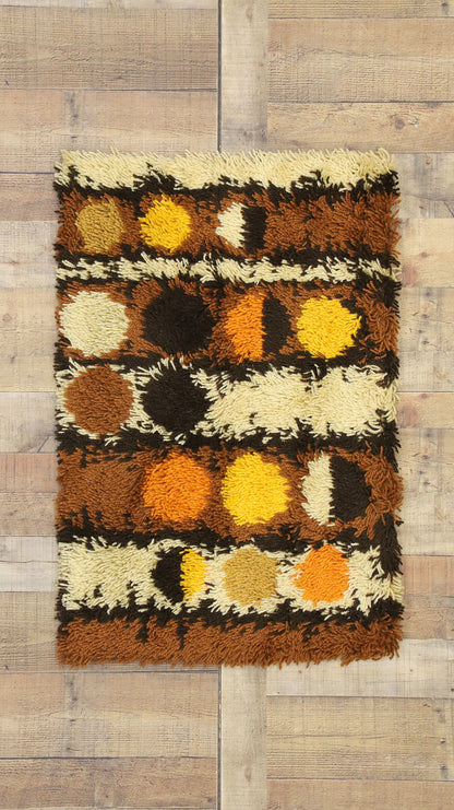 2 x 3 Vintage Swedish Tapestry 77255