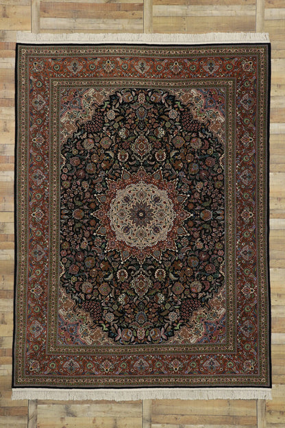 9 x 12 Vintage Chinese Tabriz Rug 77256