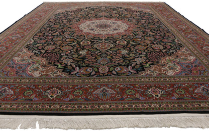 9 x 12 Vintage Chinese Tabriz Rug 77256