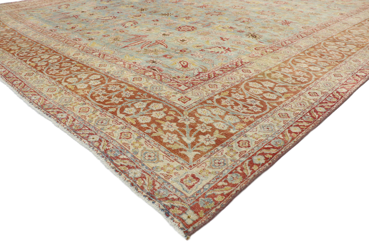 11 x 15 Antique Persian Kerman Rug 77258