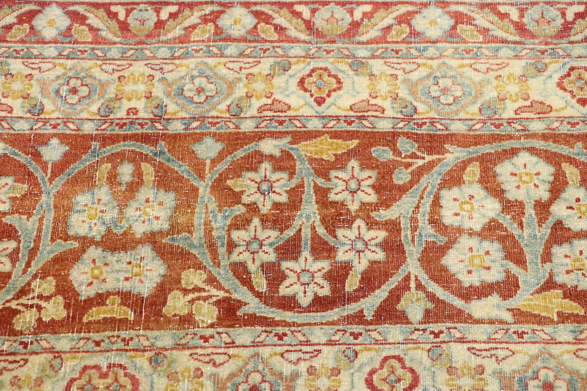 11 x 15 Antique Persian Kerman Rug 77258