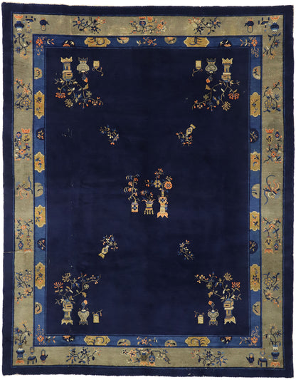 9 x 12 Antique Chinese Peking Rug 77260