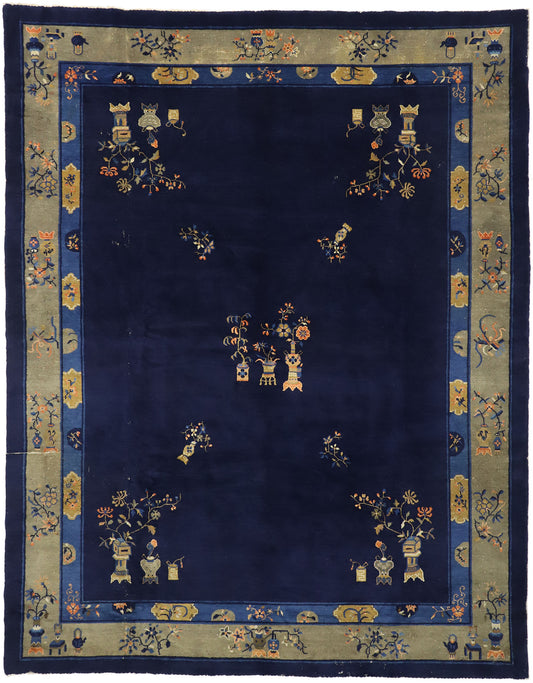 9 x 12 Antique Chinese Peking Rug 77260