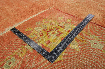 15 x 15 Antique Turkish Oushak Rug 77261