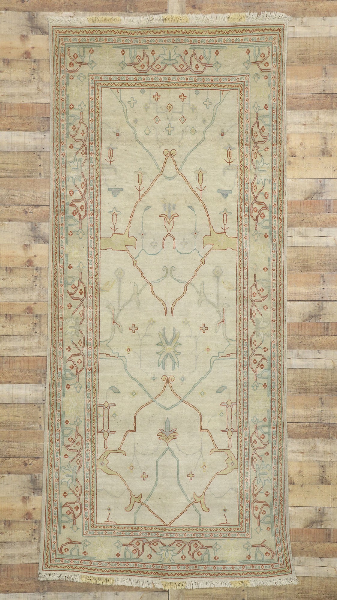 5 x 11 Vintage Oushak Rug 77263