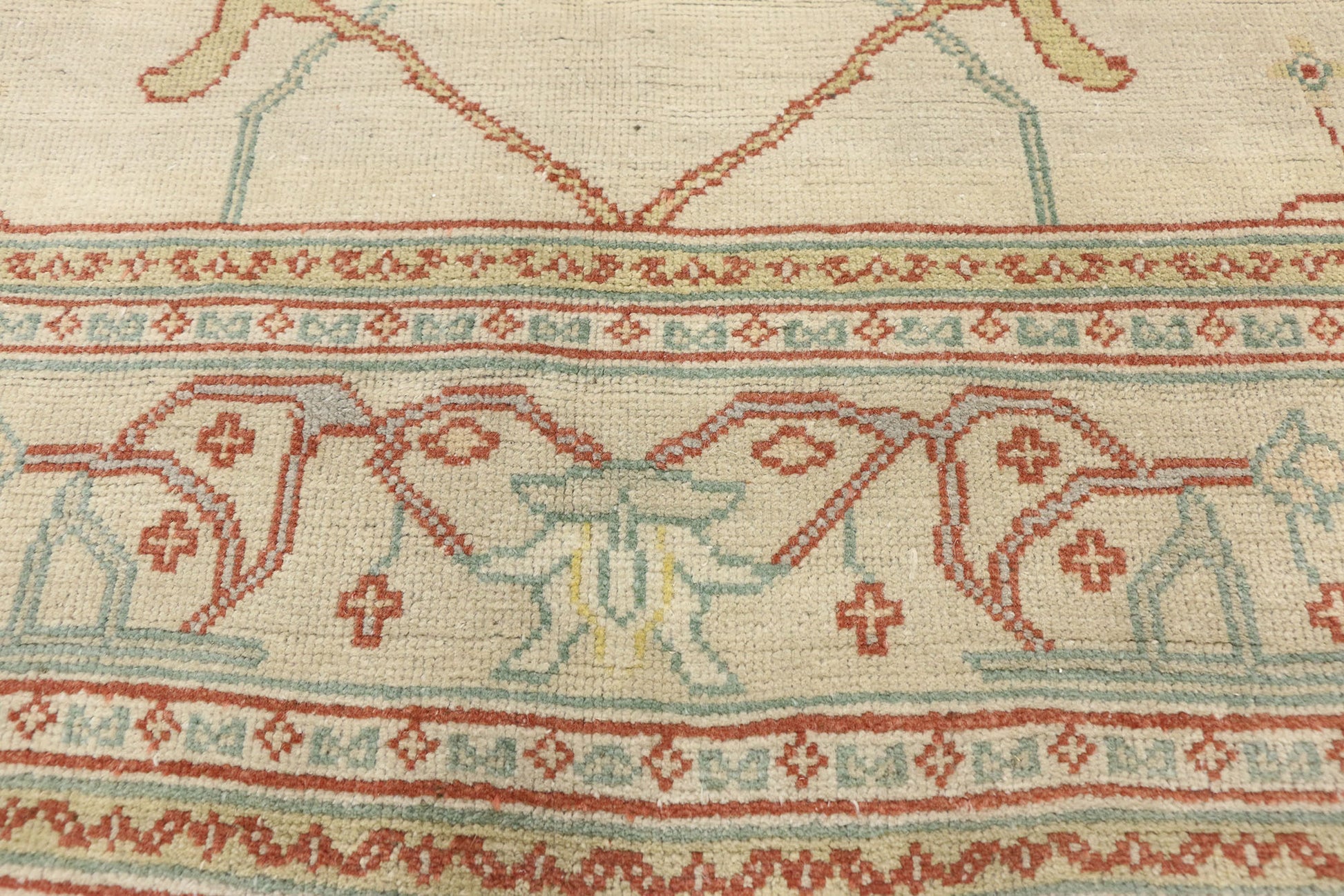5 x 11 Vintage Oushak Rug 77263