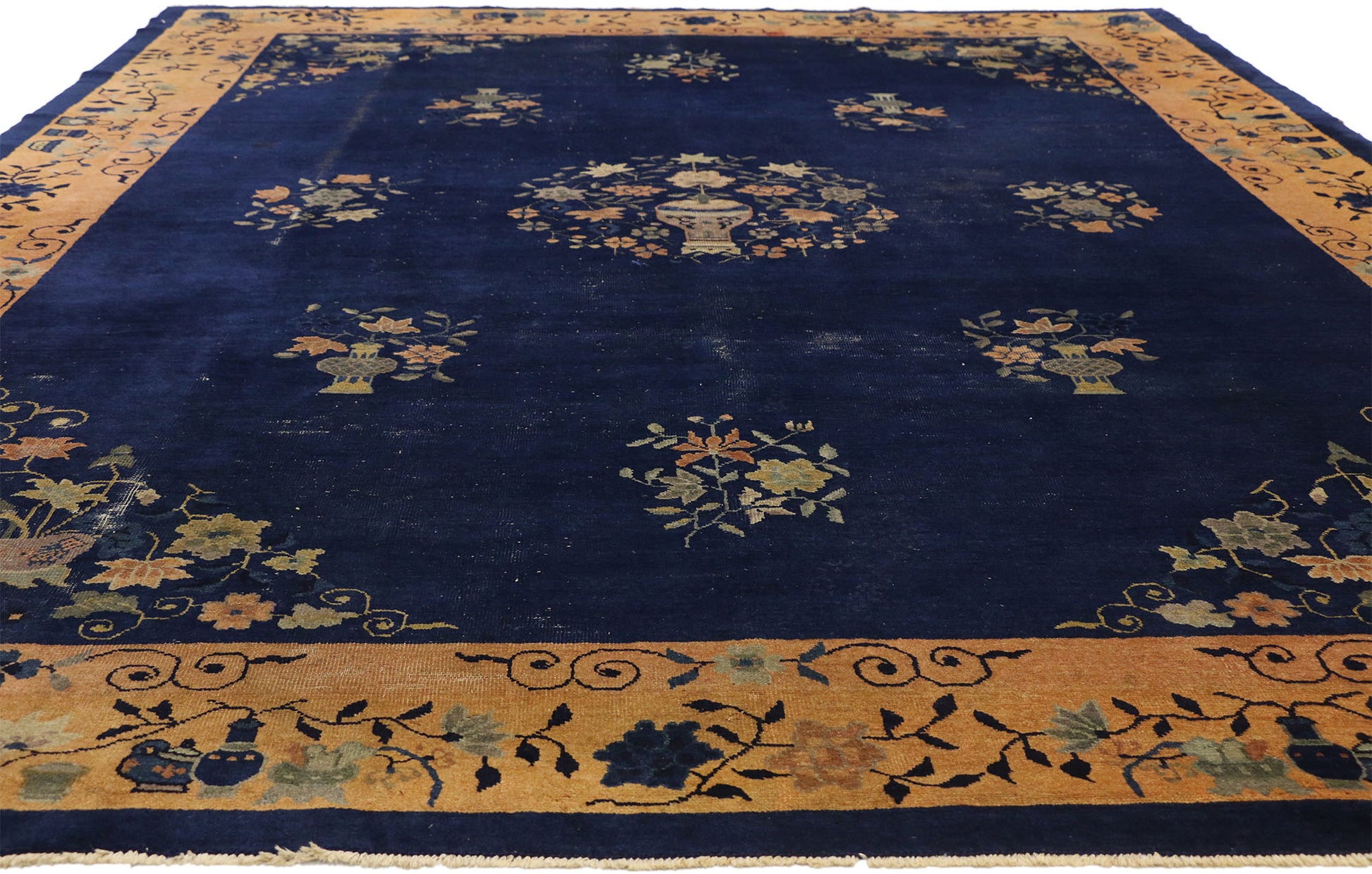 9 x 12 Antique Chinese Peking Rug 77264
