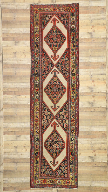4 x 14 Antique Persian Malayer Runner 77265