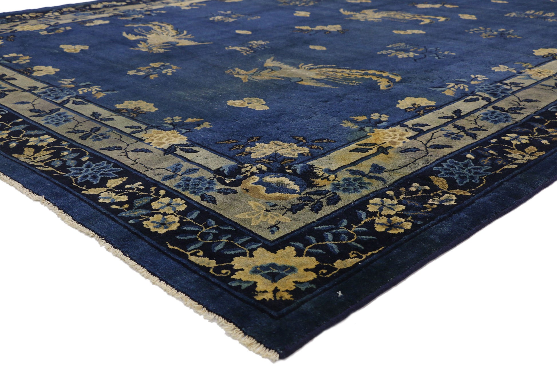 9 x 14 Antique Chinese Peking Rug 77266